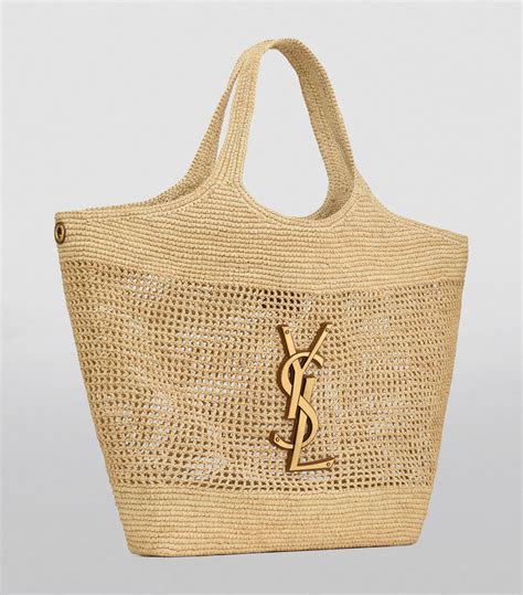 ysl raffia icare bag